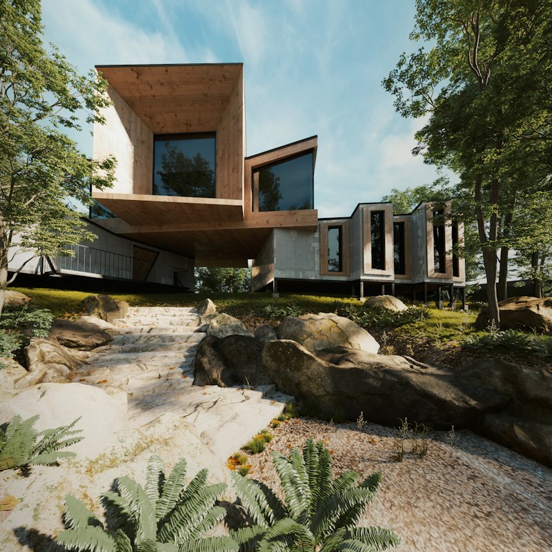 Casa en el bosque